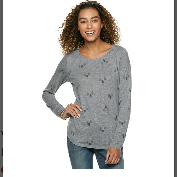 NWT Gray Crewneck SONOMA Goods for Life - Picture 2 of 6